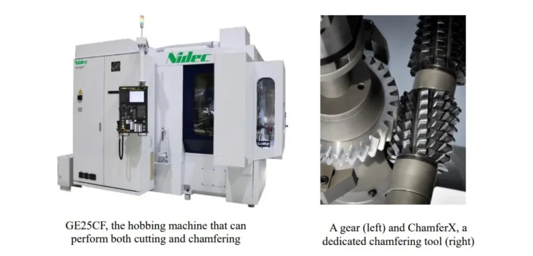 Nidec GE25CF integrated hobbing and chamfering machine