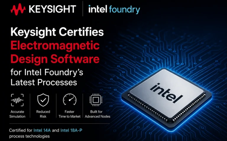 Keysight and Intel Foundry Advance High-Frequency IC Design with Certified EM Software