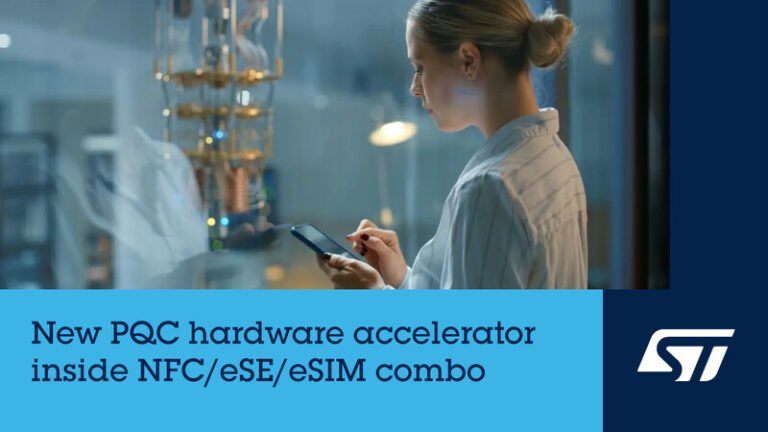 STMicroelectronics unveils world’s first ST54M secure mobile chip with post-quantum cryptography for next-generation connected services