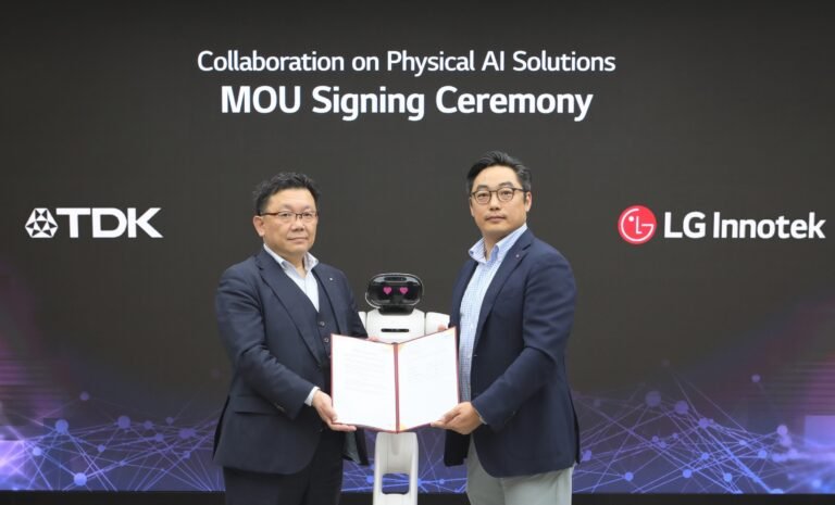 TDK and LG Innotek Strengthen Collaboration in Physical AI Technologies