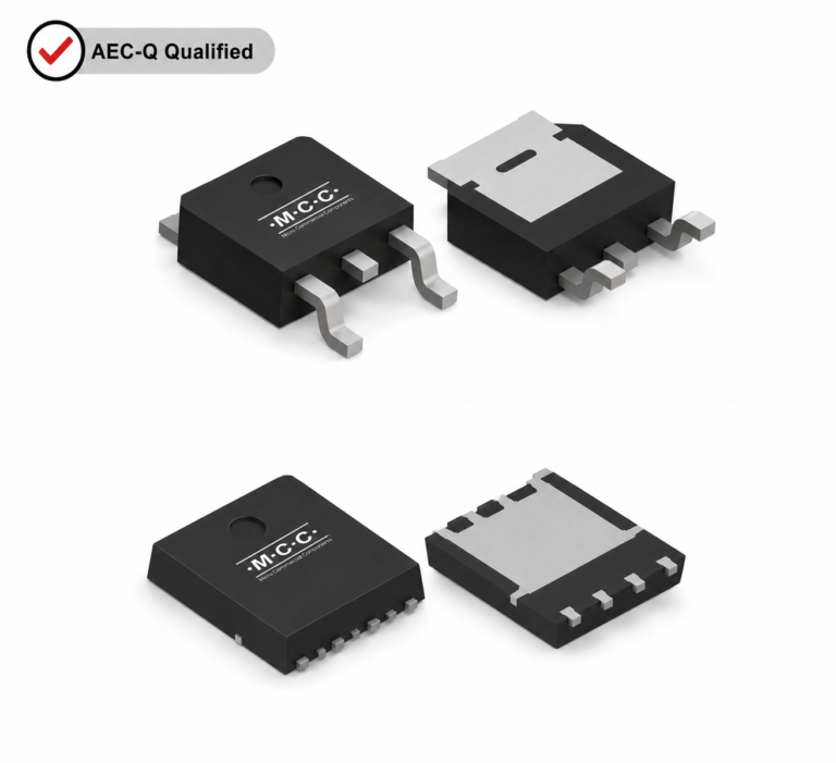 AEC-Q101 Qualified 60V P-Channel MOSFETs Delivering Efficient High-Side Switching, Low RDS(on), and Flexible Package Options